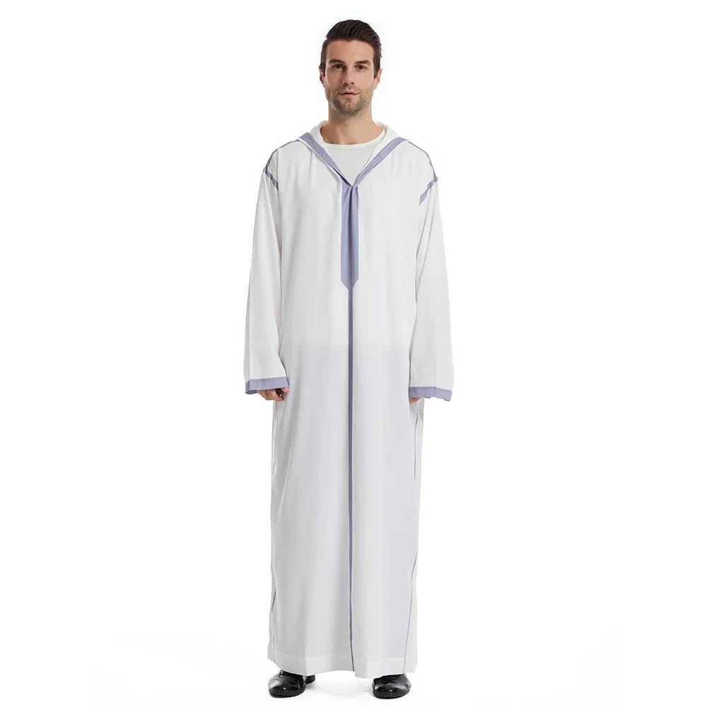 Moroccan Men's Hooded Djellaba Jubba