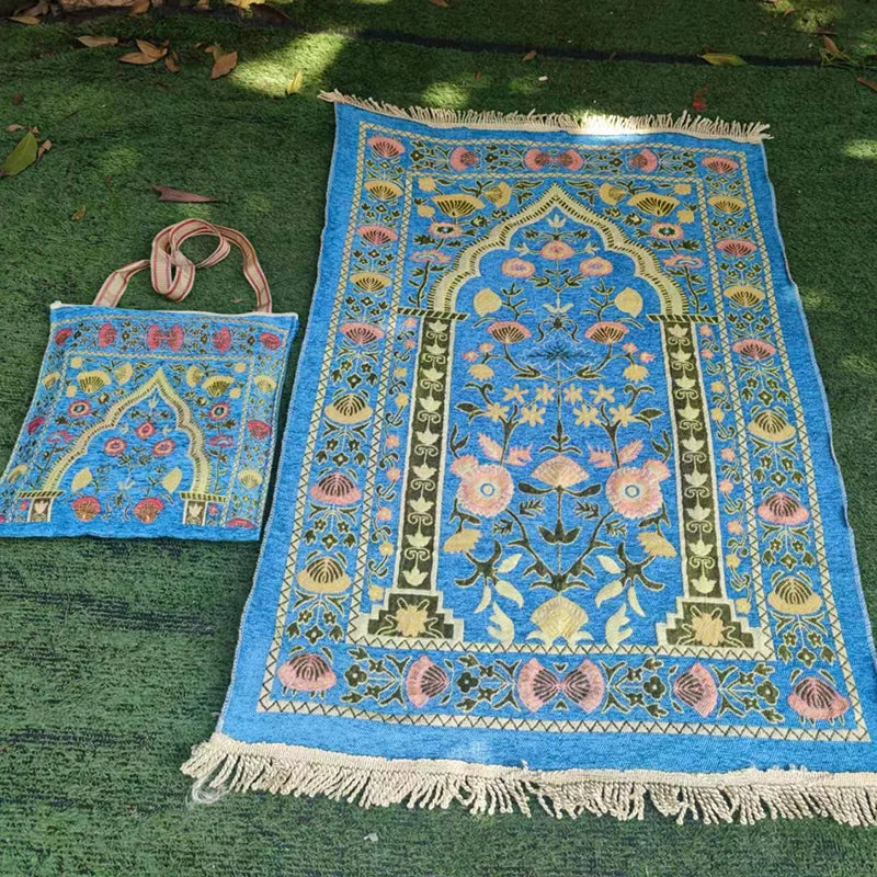 Muslim prayer Mat with bag