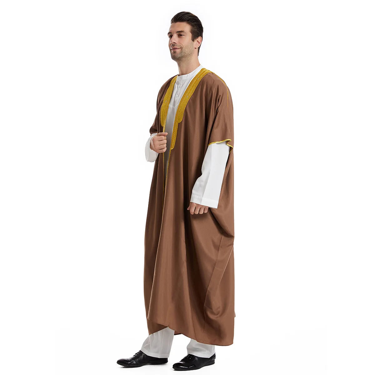 Men's Muslim Thobe Caftan Jubba