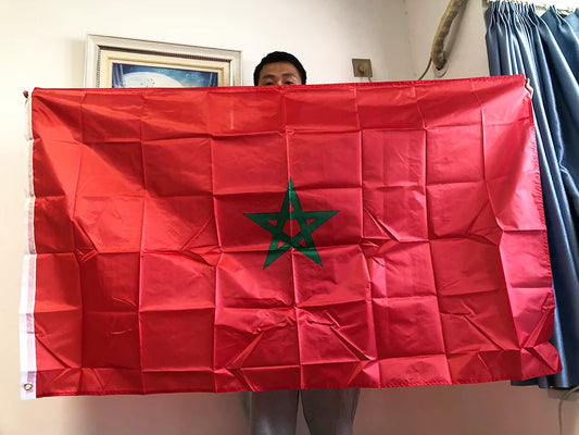 Morocco flag Banner 90x150cm polyester Hanging maro moroccan morocco Moroccan National flags Home Decoration