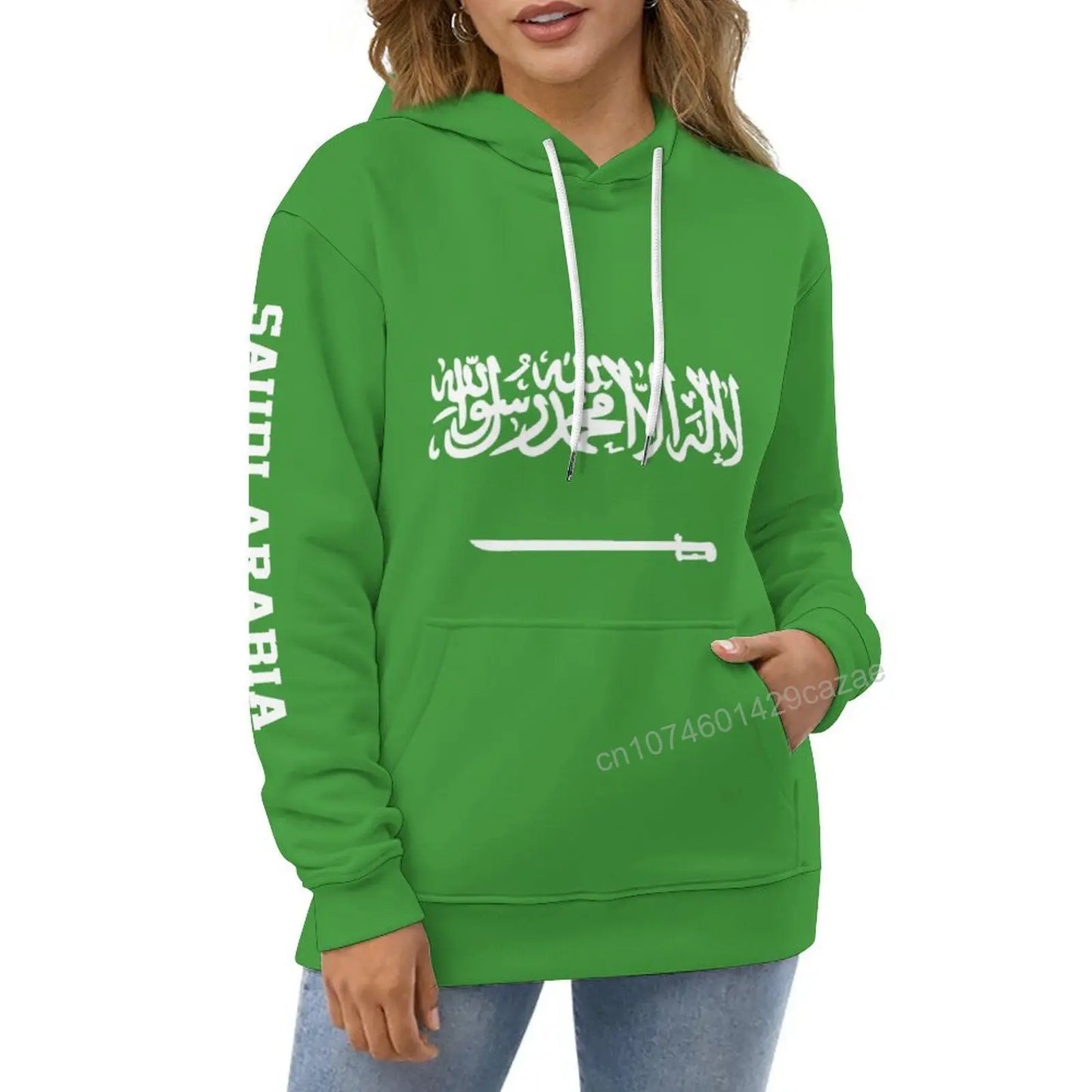 Saudi Arabia Country Flag 3D Hoodie Polyester Cool Men Women Harajuku Sweatshirt Unisex Casual Pullover Hoodies