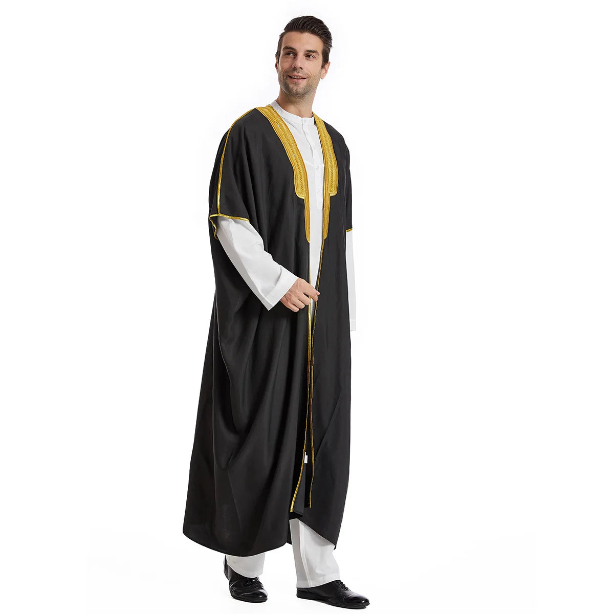 Men's Muslim Thobe Caftan Jubba