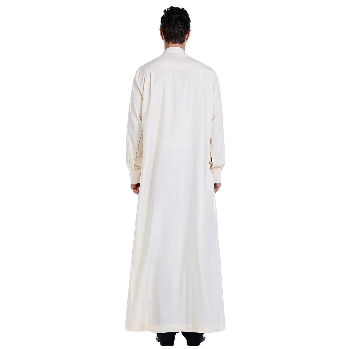 Dubia High-Quality White Abaya for Men Jubba