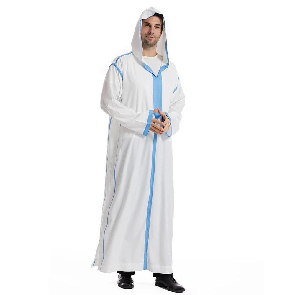 Moroccan Men's Hooded Djellaba Jubba