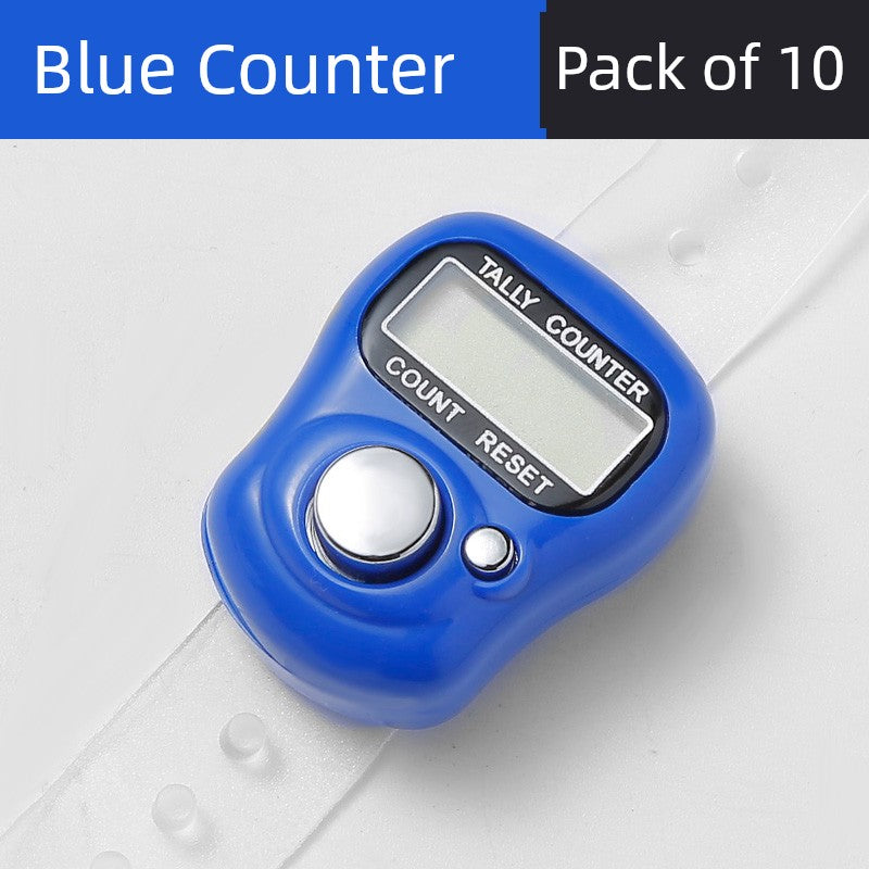 Counter Hand Press Digital Digital Display Point Counter Finger Tally Counter Ring Rings Passenger Flow Counting Handy Gadget