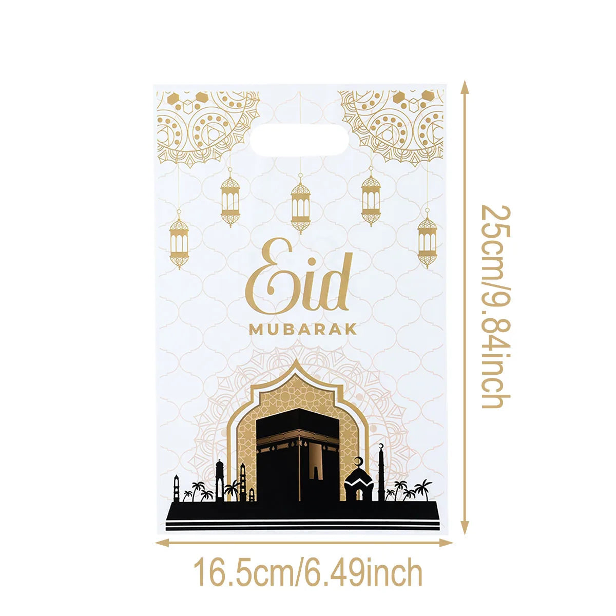 Eid Mubarak Handbag Candy Gift Bags Packaging Bag Ramadan Kareem Decor For Home 2025 Ramadan Muslim Islamic Party Decor Supplies