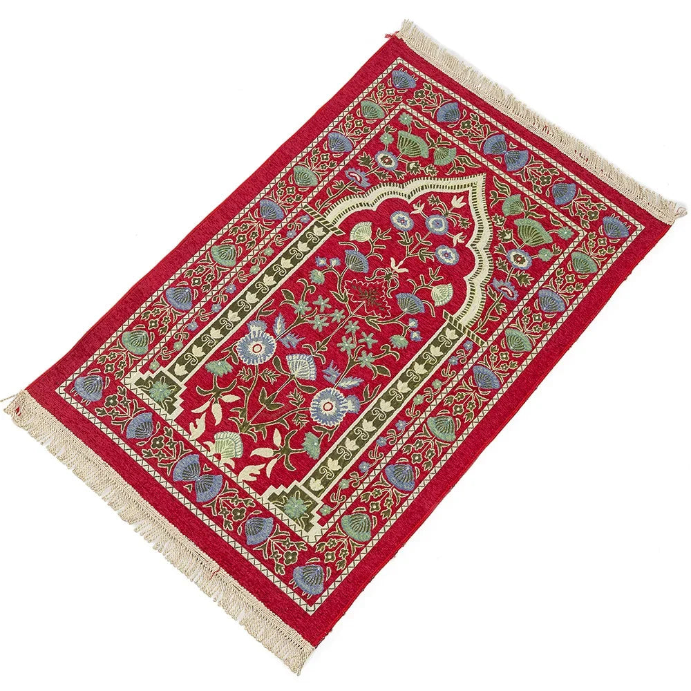 1pc Muslim Worship Mat with Storage Bag