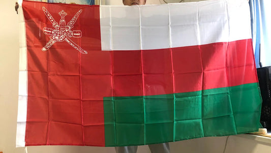 Oman Flag 90X150cm hanging polyester Oman Flag Super Poly Football Flag Indoor Outdoor decoration