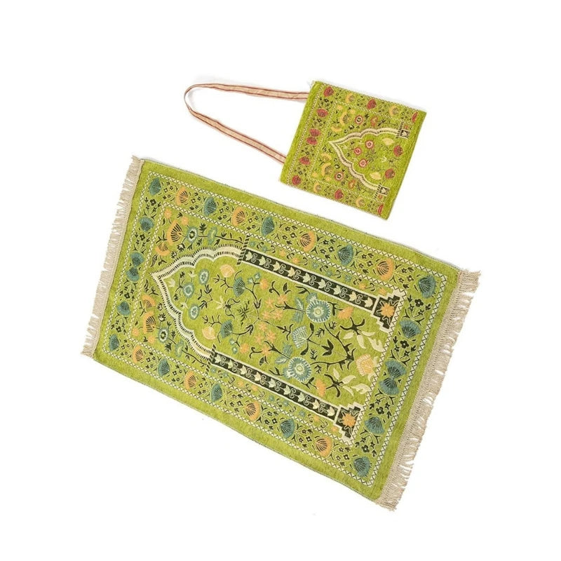 Portable Muslim Prayer Mat with Bag