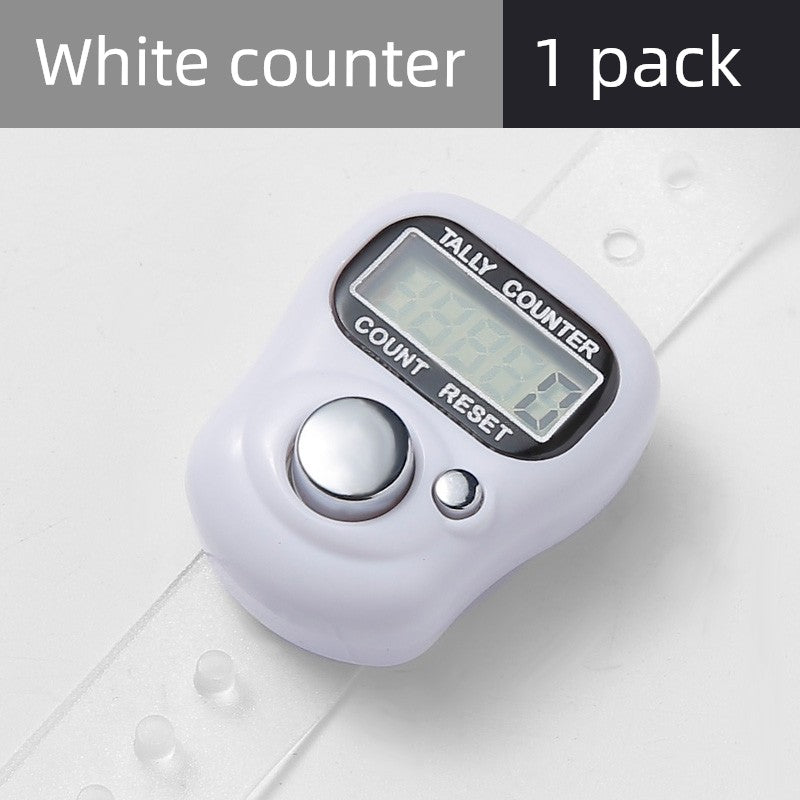 Counter Hand Press Digital Digital Display Point Counter Finger Tally Counter Ring Rings Passenger Flow Counting Handy Gadget