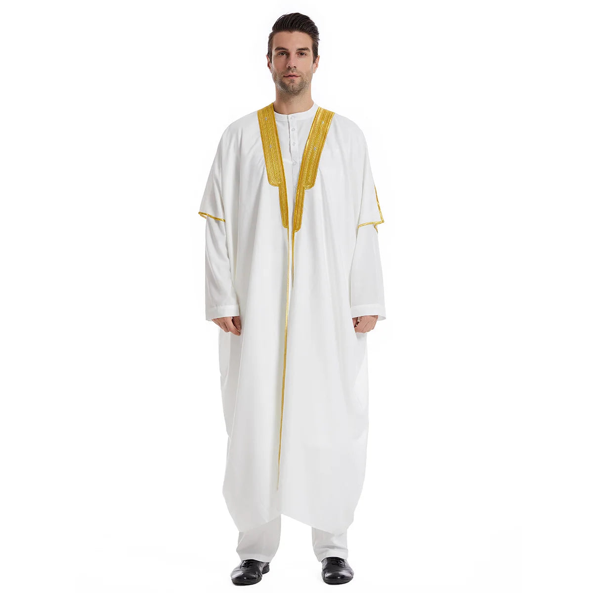 Men's Muslim Thobe Caftan Jubba