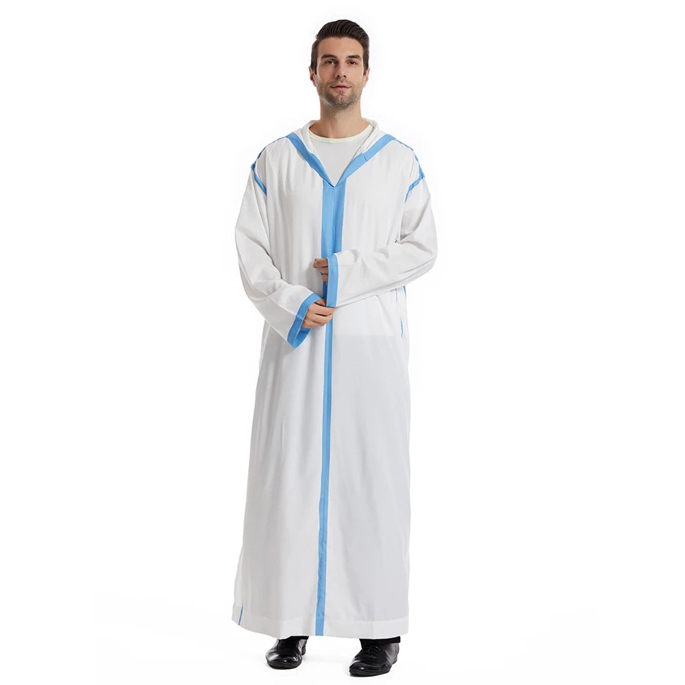 Moroccan Men's Hooded Djellaba Jubba